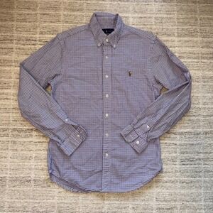 Ralph Lauren Slim Fit Plaid Oxford
